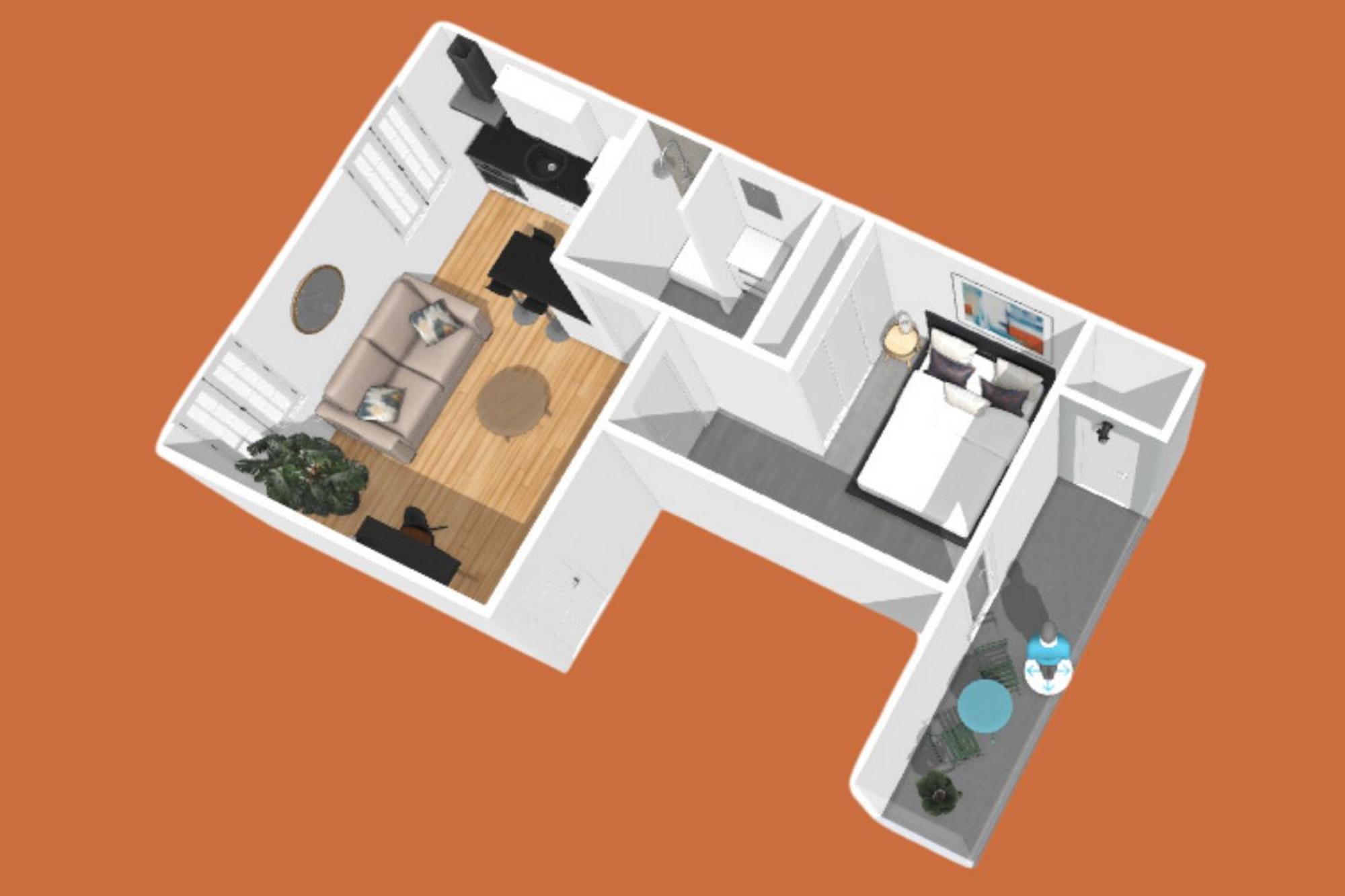 Le Tournassin-balcon-stationnement Gratuit *